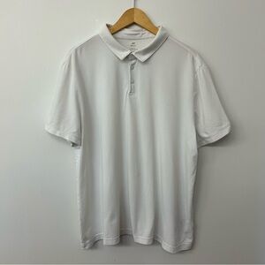 H&M Men's White Polo Shirt XXL Slim Fit